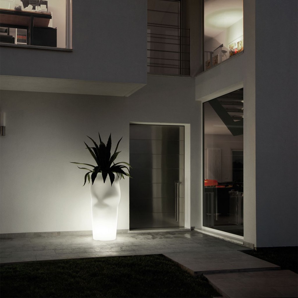 Vaza decorativa cu iluminare Saving/Space/Vase Light - Nuovo Design